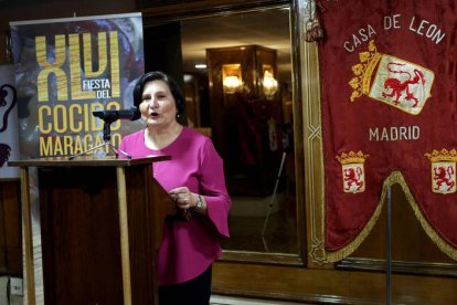 El tradicional Cocido Maragato de la Casa de León en Madrid, con el que se rindió homenaje a los más veteranos de la institución. BENITO ORDÓÑEZ