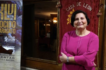 El tradicional Cocido Maragato de la Casa de León en Madrid, con el que se rindió homenaje a los más veteranos de la institución. BENITO ORDÓÑEZ