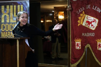 El tradicional Cocido Maragato de la Casa de León en Madrid, con el que se rindió homenaje a los más veteranos de la institución. BENITO ORDÓÑEZ