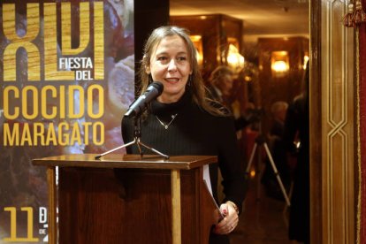 El tradicional Cocido Maragato de la Casa de León en Madrid, con el que se rindió homenaje a los más veteranos de la institución. BENITO ORDÓÑEZ