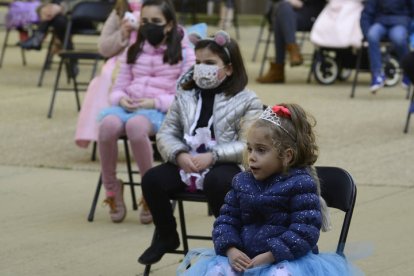 Fiesta infantil de disfraces en Sahagún. ACACIO DÍEZ