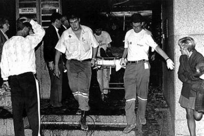 El incendio de Lope de Vega de 1994 dejó dos víctimas mortales. JAVIER