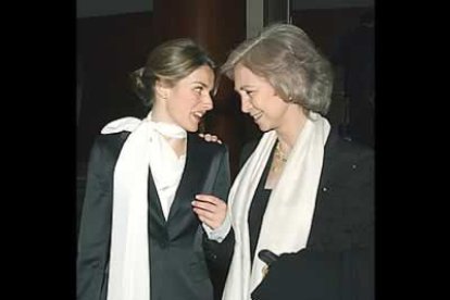 Allí, la reina Doña Sofía y Doña Letizia demostraron ante las cámaras lo bien que se llevan.