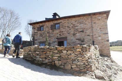 Así ha quedado Peón de Arriba tras la recuperación. L. DE LA MATA
