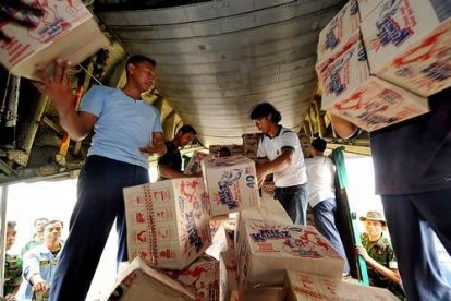 La ONU desbloqueó hoy diez millones de dólares de su fondo de emergencia para reforzar su asistencia a las víctimas.