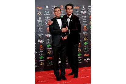 Antonio Banderas y Jon Kortajarena. EFE