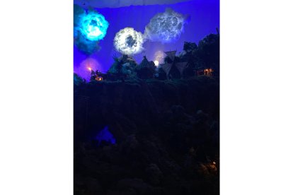 'Oscuridad y luz'. Belén de Cerezales del Condado. BEGOÑA OJEA RODRÍGUEZ