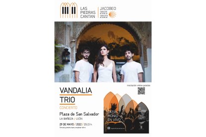 Cartel del concierto en La Bañeza. DL