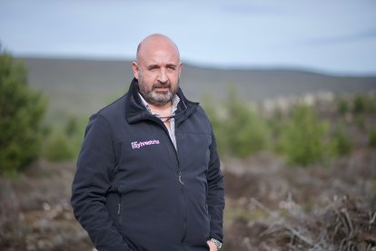 El monte de Viforcos, en Santa Colomba de Somoza, será reforestado. CAJA RURAL