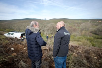 El monte de Viforcos, en Santa Colomba de Somoza, será reforestado. CAJA RURAL