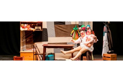 Una escena de 'Papá, quiero ser artista'. DL