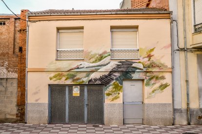 Título de la obra: Cigüeña.
Artista: A. Rodrigo