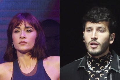 Aitana y Sebastián Yatra. EFE/MAURICIO DUEÑAS CASTAÑEDA/KIKO HUESCA