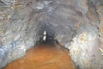 Algunas de las galerías más recientes se encuentran inundadadas. AYUNTAMIENTO DE SANCEDO