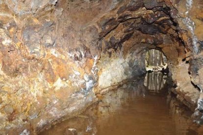Algunas de las galerías más recientes se encuentran inundadadas. AYUNTAMIENTO DE SANCEDO