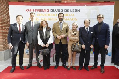 Entrega del Premio Diario de León al Desarrollo Social y los Valores Humanos. RAMIRO