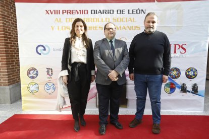 Entrega del Premio Diario de León al Desarrollo Social y los Valores Humanos. RAMIRO