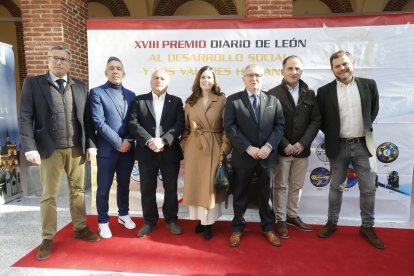 Entrega del Premio Diario de León al Desarrollo Social y los Valores Humanos. RAMIRO