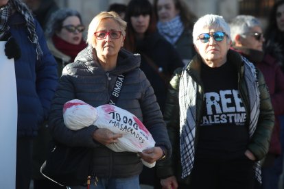 Concentración contra el genocidio en Gaza. L. DE LA MATA