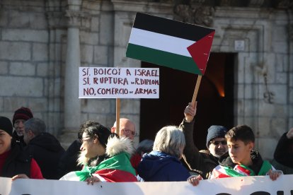 Concentración contra el genocidio en Gaza. L. DE LA MATA