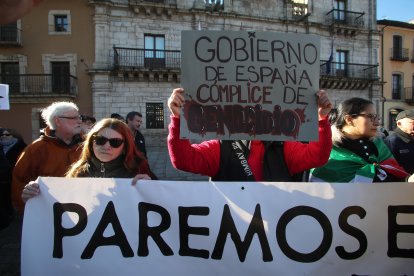 Concentración contra el genocidio en Gaza. L. DE LA MATA