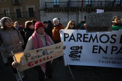 Concentración contra el genocidio en Gaza. L. DE LA MATA