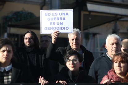 Concentración contra el genocidio en Gaza. L. DE LA MATA