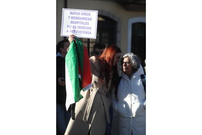 Concentración contra el genocidio en Gaza. L. DE LA MATA