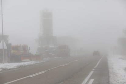 La nieve ha llegado a la provincia de León. FERNANDO OTERO