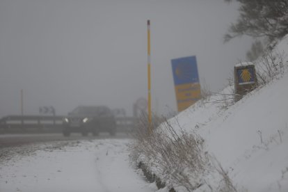 La nieve ha llegado a la provincia de León. FERNANDO OTERO