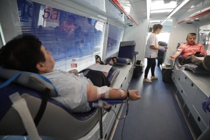 Donación de sangre. RAMIRO