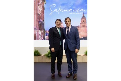 Visita de Alfonso Fernández Mañueco a la 44 edición de Fitur. ICAL