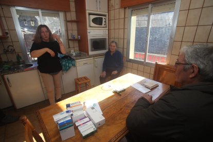 Incendio en una vivienda en Valseco. ANA F. BARREDO