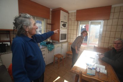 Incendio en una vivienda en Valseco. ANA F. BARREDO