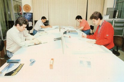 Sala de montaje en Lucas de Tuy