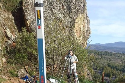 Trabajos de prospección realizados en la primavera de 2023.