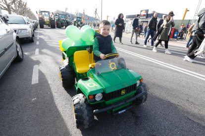 El campo estalla de nuevo con una nueva tractorada en León.