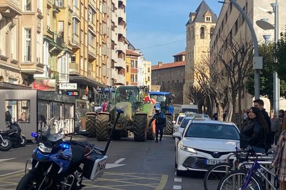 El campo estalla con una nueva tractorada en León.