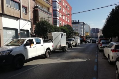 El campo estalla con una nueva tractorada en León.