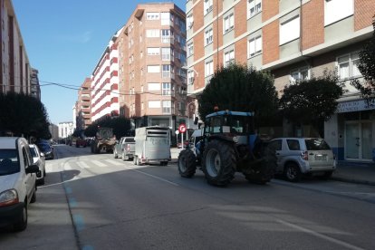 El campo estalla con una nueva tractorada en León.