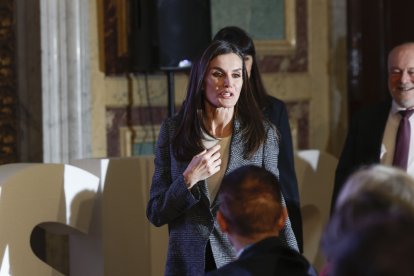 La reina Letizia presidió el acto