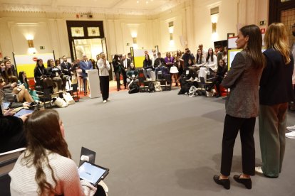 La reina Letizia presidió el acto