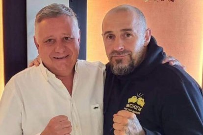 Enrique Soria y Héctor Moreira organizan la velada a favor de Tejada.  DL