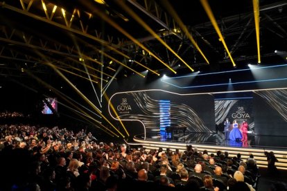 Gala de los Premios Goya celebrada en Valladolid.