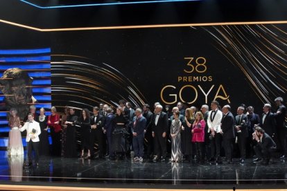 Gala de los Premios Goya celebrada en Valladolid.
