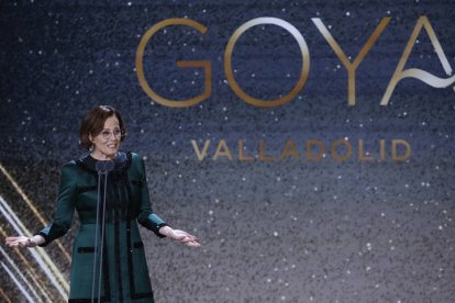 Gala de los Premios Goya celebrada en Valladolid.