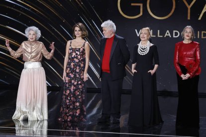 Gala de los Premios Goya celebrada en Valladolid.