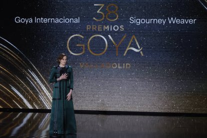 Gala de los Premios Goya celebrada en Valladolid.