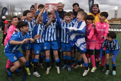 El Deportivo de La Coruña se alzó con el título oro. Á. QUIÑONES