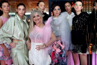 La colección dedicada al amor de María Lafuente se presentó en el restaurante VISO94 de Madrid